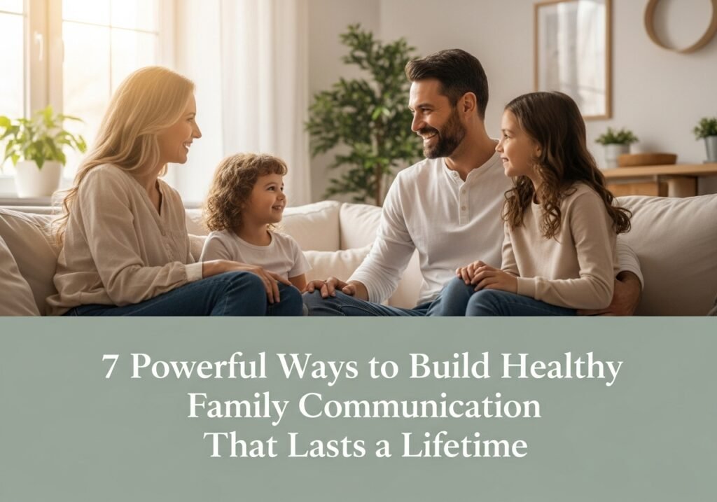 7 Powerful Ways to Build Healthy Family Communication That Lasts a Lifetime